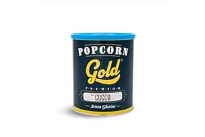 Fun Food Italia Popcorn Gold Premium Gusto Cocco - Senza Glutine - In Barattolo Da 60 G