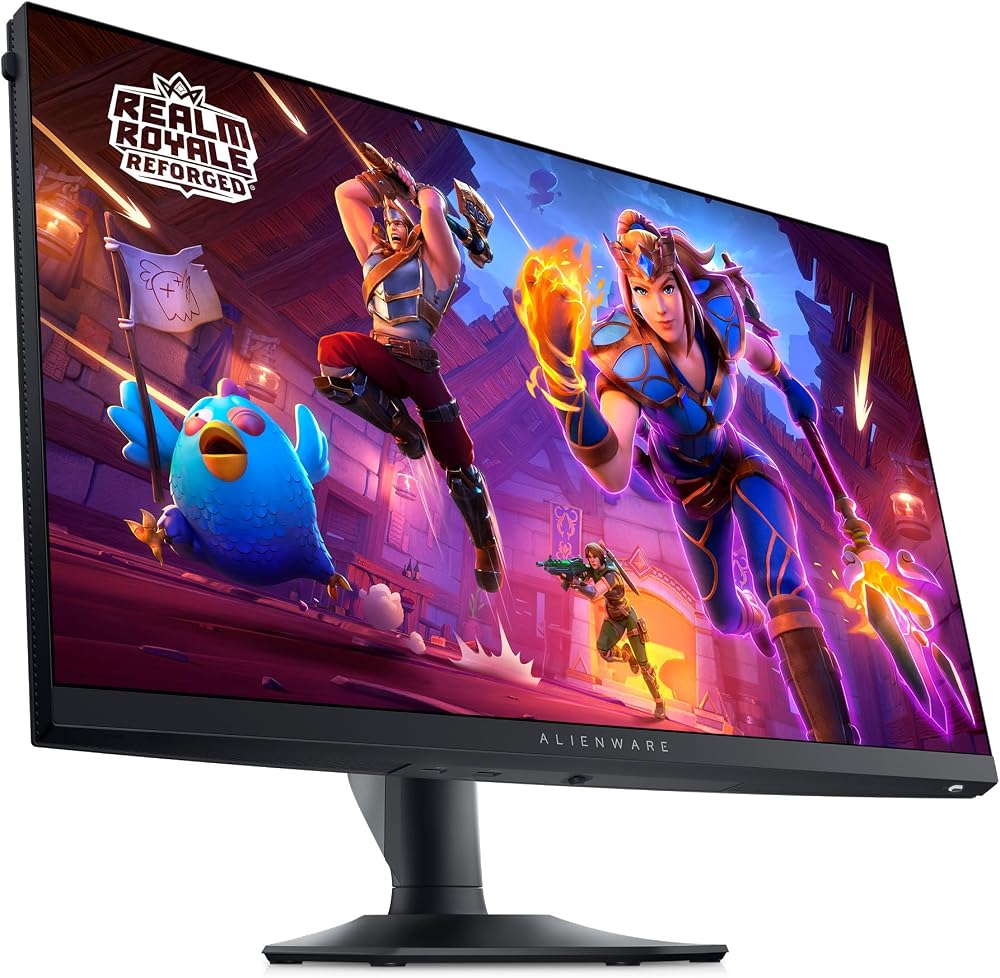 Alienware AW2724HF 27 inç Full HD (1920 x 1080) oyun ekranı, 360 Hz, hızlı IPS, 0,5 ms, AMD FreeSync Premium, VESA AdaptiveSync,%99 sRGB, HDR 10, 2 x DisplayPort, HDMI, 5 x USB, 3 yıl garanti