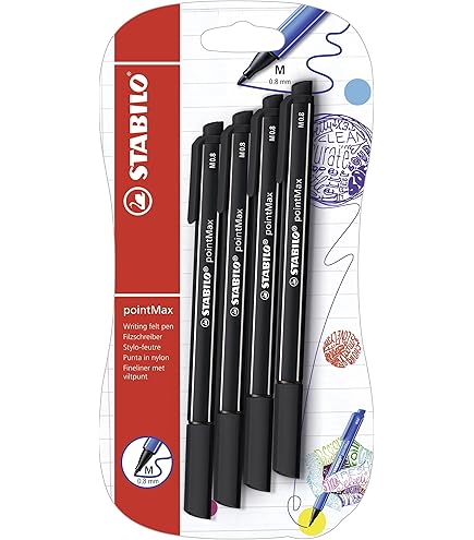 STABILO Stylo Feutre Permanent Write-4-all Pte Superfine 0,4 Mm