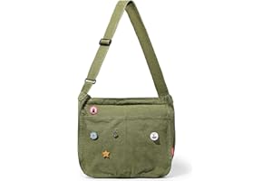 Captain Blues Y2K Women's / Men's Messenger Bag Large Shoulder Bag with Multi-Pocket, Canvas Bag Shoulder Bag, Messenger Bag School