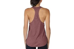 icyzone Canotta Sportiva da Donna Racerback Senza Maniche Top per Yoga Palestra Pilate