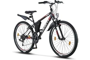 Licorne Bike Premium - Bicicleta de montaña para niña, niño, hombre y mujer, cambios Shimano de 21 velocidades