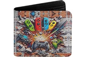 Huuitan Porte Monnaie Enfant, Portefeuille Ado Garçon, Porte Feuille Adolescent Garçon 4 5 6 7 8 9 10 11 12 13 14 Ans, Carte Bancaire Enfant avec Compartiment pour Monnaie Et Cartes