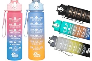 AQUA HOMIE Pack of 2 – 750ml Kids Water Bottles with Straw – Leakproof BPA-Free Tritan Sports Water Bottle for kids, Boys, Girls & Adults – Drinks Bottle for Gym, Cycling, School, Travel (Blue-Pink/Orange)