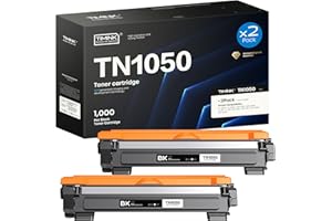 Timink 2-Pack TN1050 TN-1050 Toner kompatybilny z Brother HL-1210W DCP-1612W MFC-1910W DCP-1610W HL-1212W HL-1110 DCP-1510 DCP-1512 DCP-1610 MFC-1810 (2 czarny)
