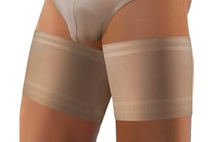 Sesto Senso Hombre Bandas Elásticas para los Muslos Anti Rozaduras Anti Fricción con Tiras de Silicona