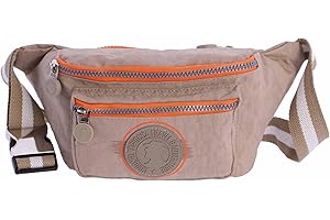 CORONEL TAPIOCCA Alda torba na brzuch, modna, damska, wodoszczelna, na pasku, outdoorowa, na biodra, beżowy, Riñonera, saszetka nerka na piersi damska