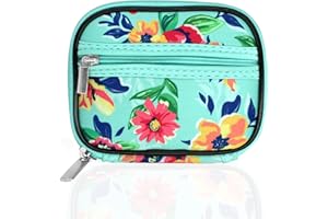 Serfeymi Pilulier Semainier Pilulier Medicaments 7 Jours Semainier Medicament Boîtes à Pilules de Voyage Avec étui à Fermeture éclair pour la Médecine, la Vitamine, le Supplément - vert 01