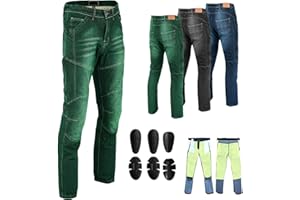 Profirst Global Kevlar Armored Motorbike Motorcycle Riding Jeans for Men Stylish Protective Biker Pants CE-Certified (EN 17092-3:2020) - Ideal for Cruiser, Sport, Touring, and Commuting