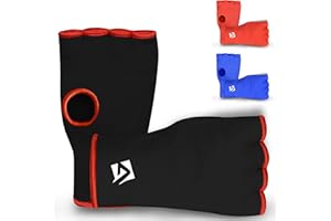 AQF Boxing Inner Gloves Elasticated Fist Protector Mitts Bandages Alternative to Hand Wraps Breathable