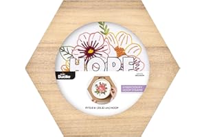 Bucilla, Embroidery Hoop Hexagon Frame, Fits 8" Embroidery Hoop