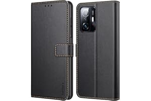 Ganbary Funda Compatible con Xiaomi 11T 5G/ 11T Pro 5G, Funda Tapa Libro Movil Carcasa PU Cuero para 5G Xiaomi 11T/ 11T Pro [Protección] [Ranura Tarjeta] [Cierre Magnético][Función de Soporte], Negro
