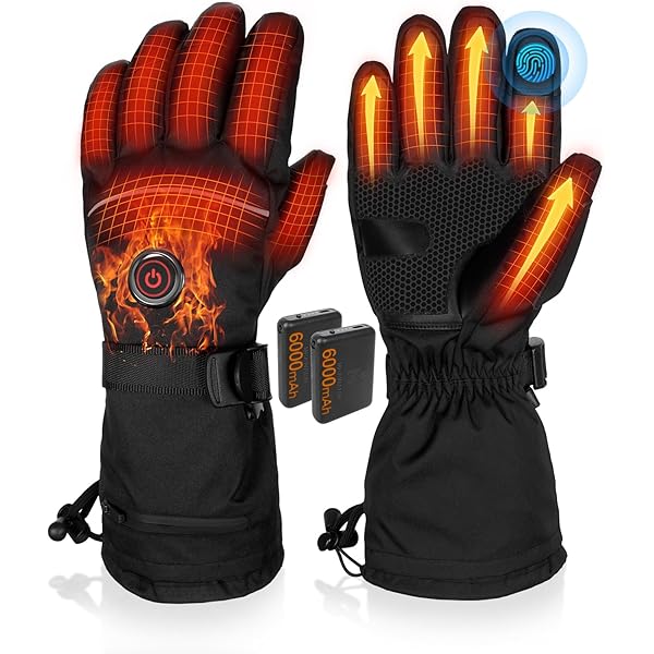 Gants Moto Homologué Todeco Gants Chauffants, Gants Hiver Homme