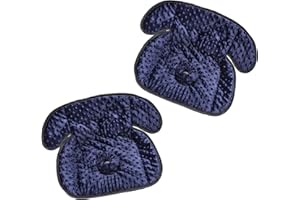 ANMAS BOX 2 Pack Piddle Pad Car Seat Protector, Waterproof Potty Training Seat Saver Pads for Infants Baby and Toddlers, Machine Wash and Dry（Blue)