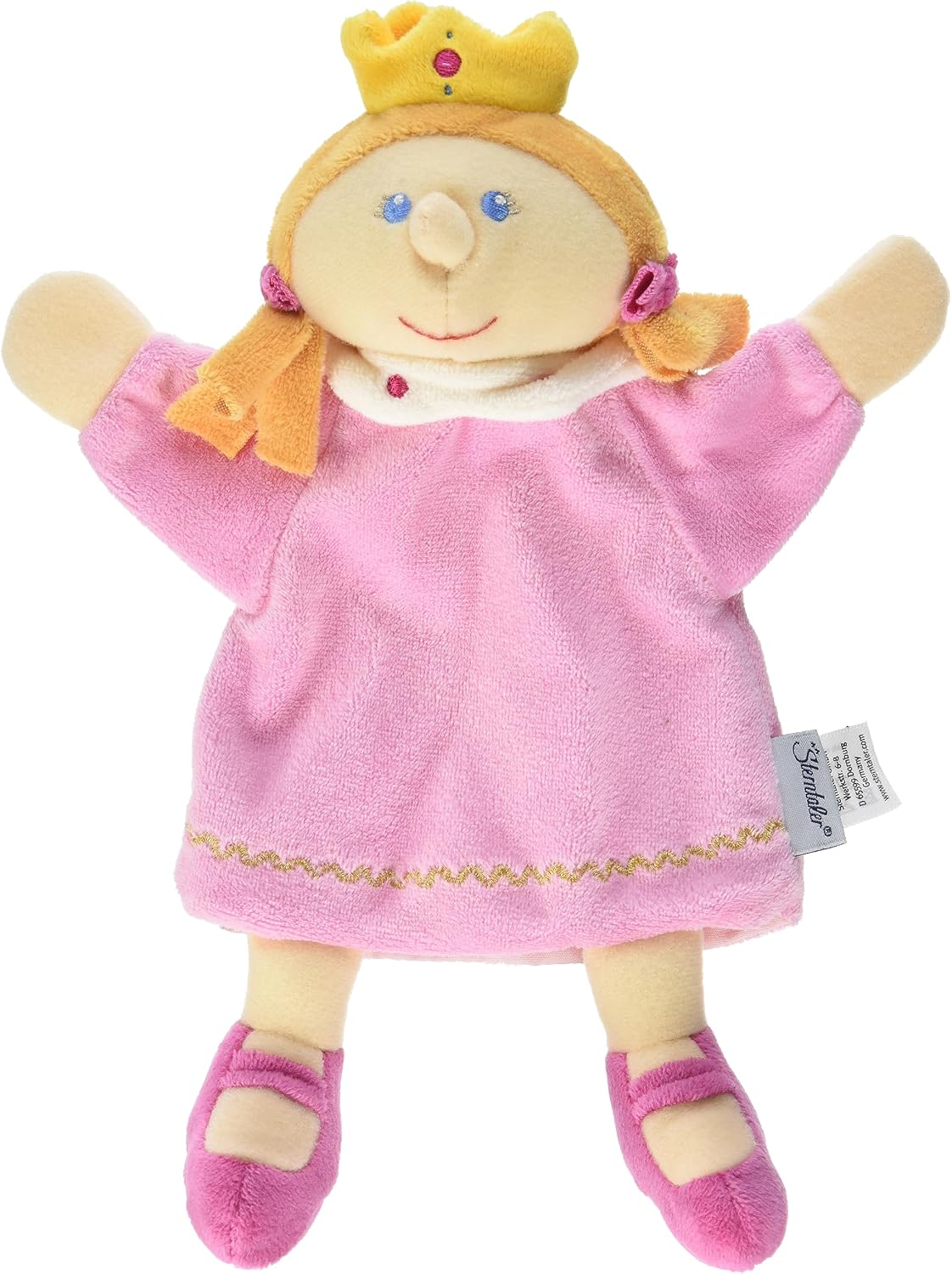 Sterntaler Títere de Mano Princesa - Juguete para niños para Teatro de Marionetas, narración de Cuentos, Abrazos y Desarrollo del lenguaje – compañero de Juegos óptimo e Idea de Regalo, Multicolor