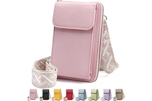 DBPBToU PU Portacellulare da Collo Donna, Borsa Donna Tracolla con Cinghie Regolabili Staccabili, Porta Cellulare Tracolla, Borsetta Porta Cellulare 7"