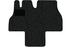 ‎ALPHA-TEX PRODUKTIONS- UND HANDELS GMBH Fußmatten passend für FIAT Ducato Typ 230 2-Sitzer (Baujahr 1994-2002), Robust anthrazit | 1-TLG | Umrandung grau