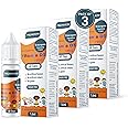 ProHealth 10 UG 60 Drops - Vegan Vitamin D3 Supplement for Babies and Young Children (Pack of 3)