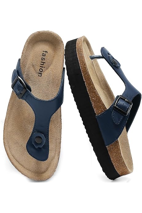 Tong Havaianas Femme Tongs En Cuir Liège Zaxunai Semelle