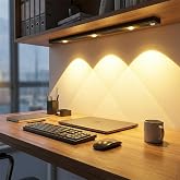 Hareket Sens&ouml;rl&uuml; Ledli Gece Lambası, Parlaklık Ayarı Yapılabilir, 3000K-6000K, 3 Mod, Kablosuz, Merdiven Aydınlatması, USB Şa