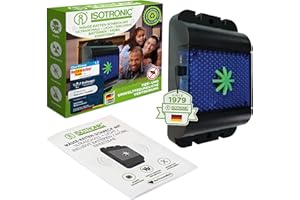 ISOTRONIC batteriebetriebener Nagetiervertreiber | gegen Mäuse, Ratten, Marder, Siebenschläfer, Waschbären & Füchse | schonende Wildtierabwehr mit Ultraschallwellen & blauem LED-Licht (1)