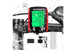 SMCEHEYA Bike Computer Touch Screen Cycling Computer 19 Functions IP54 Outdoor Cycling Wired Bike Speedometer Universal Waterproof LCD Backlight Display Outdoor Cycling Exercise Accessories