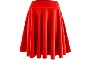 Jophy & Co. Damenrock mit Plisseefalten, mittellang, für verschiedene Gelegenheiten, elastischer Bund (Artikelnr. 7089)