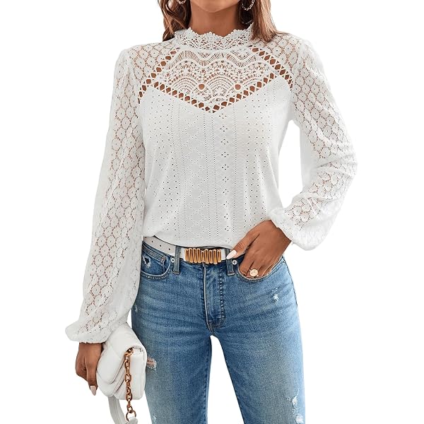 Maglietta Donna GORGLITTER Con Volant E Scollo A V - Maniche Corte, Elegante, Tessuto Leggero - 4
