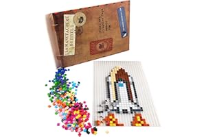 La Manufacture du Pixel - Kit 1 Grille et 1 800 Pixels à insérer (Translucide) - Pixel Art, Loisir Créatif, Mosaïque, Fun ! - Créez à l'infini Tout l'art Qui Vous Ressemble