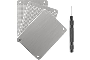 GanKe Cartera para criptomonedas de Acero, Cartera de criptomonedas para Hardware FR?o de Copia de Seguridad, Almacenamiento de Semillas de criptomonedas Bitcoin