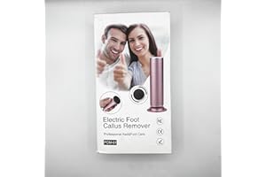 WINLOAD Lima Eléctrica Pies, Profesional Electrica Quita Durezas para Pies, Aparato de Pedicura Eliminar Callos con Almohadillas de Repuesto, Pulidor de Callos Cuidado Pies para Secos y Agrietados Talones