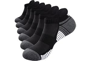 TANSTC Calcetines Hombre Mujeres 43-46 39-42 35-38 47-50 6 Pares, Deporte Algodón Calcetines Transpirable Cortos Calcetines Bajos Hombres Antideslizante Para Baloncesto, Adecuado Para Trabajo, Ocio