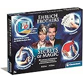 Clementoni Ehrlich Brothers Secrets of Magic - Zauberkasten für Kinder ab 7 Jahren - Magisches Equipment für 30 verblüffende 