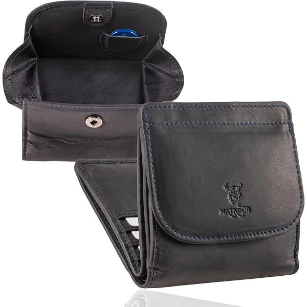 Portefeuille Esquire Silk 02 Zip Wallet En Cuir Noir - NEUF Avec étiquettes