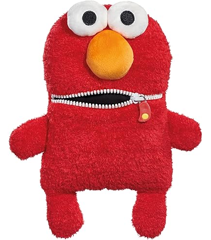 Oreiller Peluche Elmo – Jay Franco – Sesame Street – Rouge – Taille Enfant