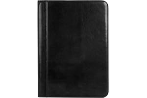 Time Resistance Portadocumentos de Piel para Mujer y Hombre - Portafolios de Cuero Aunténtico de Vachetta, Hecho a Mano - Ideal para Llevar Todo lo que Necesitas