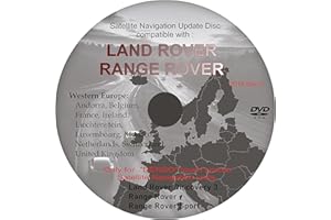 SATMAPS Navigation Sat Nav Map DVD update 2018 - compatible with Range Rover – DENSO-system United Kingdom disc C
