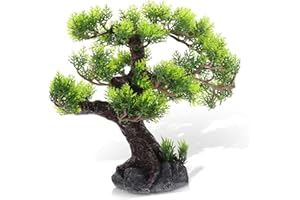 Yardenfun Acquario Bonsai Albero Artificiale Acquario Ornamento Resina Pianta Decorazione