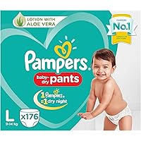 Pampers New Diaper Pants Super Value Box, Large, 176 Count