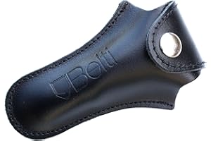 BELTI Custodia per bocchino per trombone, corno tenore, baritono, astuccio, in vera pelle