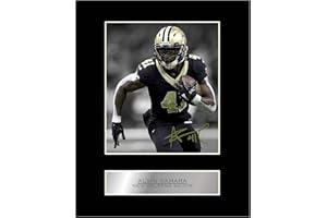ICONIC PICS Alvin Kamara Druck signiertes Foto mit Passepartout, signiert