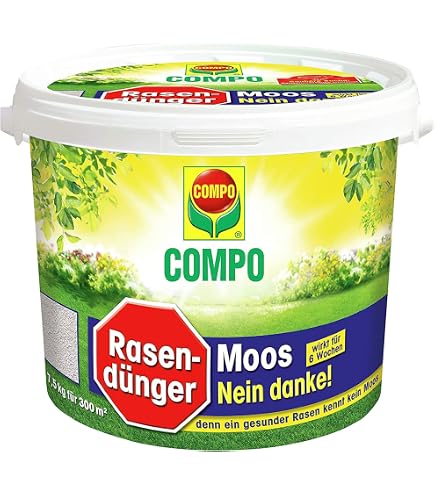 COMPO Rasen Langzeit-Dnger, 4 Monate Langzeitwirkung, Feingranulat, 12 kg,  480 m : Amazon.de: Garten