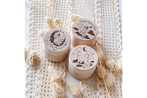 PLIGREAT PLGREAT 3 Pcs Tooth Fairy Box, Boîte à Souvenirs en Bois pour Dents Perdues pour Coffre au Trésor pour Enfants, Conteneur de Dents de Lait pour Tout-Petits Porte-Dents pour Cadeau D'Anniversaire