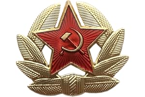 Ganwear Russische sowjetische rote Armee Stern UDSSR Kokarda Kosaken Trapper Pelz Hut Kappe Baskenmütze Brosche Abzeichen