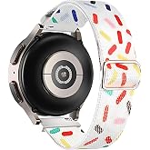 Rongep Bahar Serisi 18mm Esnek Kumaş Kordon Huawei ile Uyumlu GT5 41mm/GT5 Pro 42mm/GT4 41mm i&ccedil;in Terleme Karşıtı Nefes Alabi