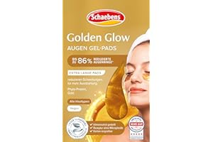 Schaebens Golden-Glow Augen Gel-Pads - Multi Effekt - reduzieren Augenringe und Schwellungen VEGAN