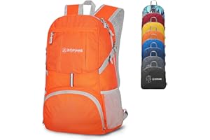 ZOMAKE 35L Sac a Dos Pliable Léger - Sac à Dos Pliable De Randonnée Packable Daypack Pour Femme Homme Sports Et Plein Air