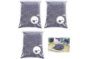 GNAUMORE Getrocknete Lavendelknospen,Lavendel Duftsäckchen,Lavendelsäckchen,Lavendelblüten Deko,Lavendel Konfetti,Blütenkonfetti,Lavendel Blüten für Lavendelsäckchen,Hochzeitskonfetti(3 x 10 g)