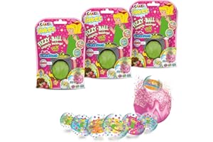 CRAZE INKEE 3 Set Bombe da bagno bambini profumata di Bibi Blocksberg, Bombe da Bagno con Sorpresa. Bolle di sapone bambini per vasca da bagno o piscina gonfiabile 29480