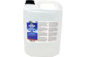 ‎AROMHUSET Ultrareines Wasser 5 L | für die Herstellung von kolloidalem Silber | ohne Fremdsubstanzen | hoher Reinheitsgrad von 1 Mikrosiemens | Reinstwasser